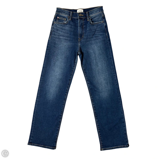 Jeans Straight By Hudson In Blue Denim, Size: 2