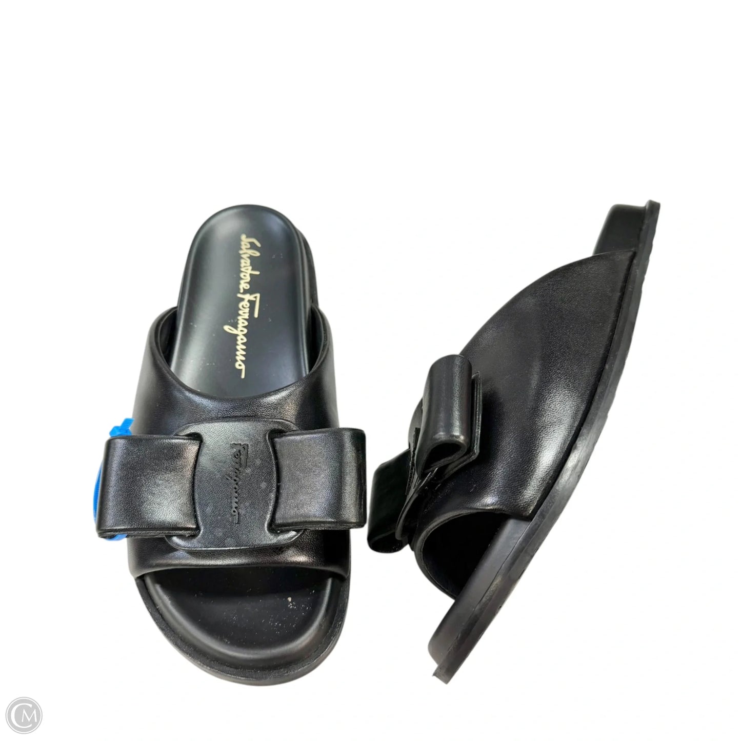 Shoes Luxury Designer By Ferragamo In Black, Size: 11