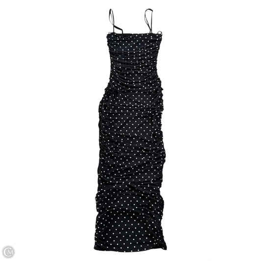 Dress Casual Maxi By Afrm In Black & White, Size: Xs