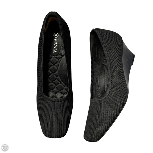 Shoes Heels Wedge By Vivaia In Black, Size: 8.5