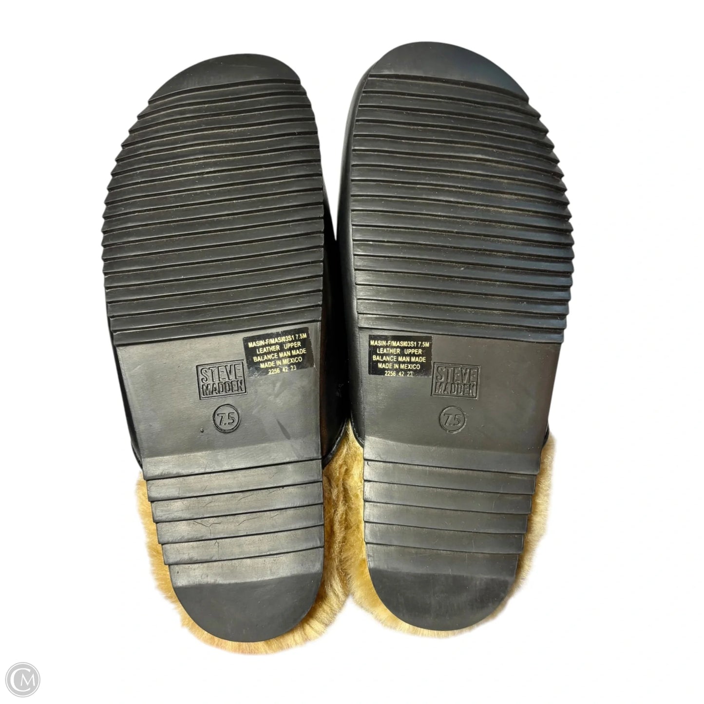 Shoes Flats By Steve Madden In Black & Brown, Size: 7.5
