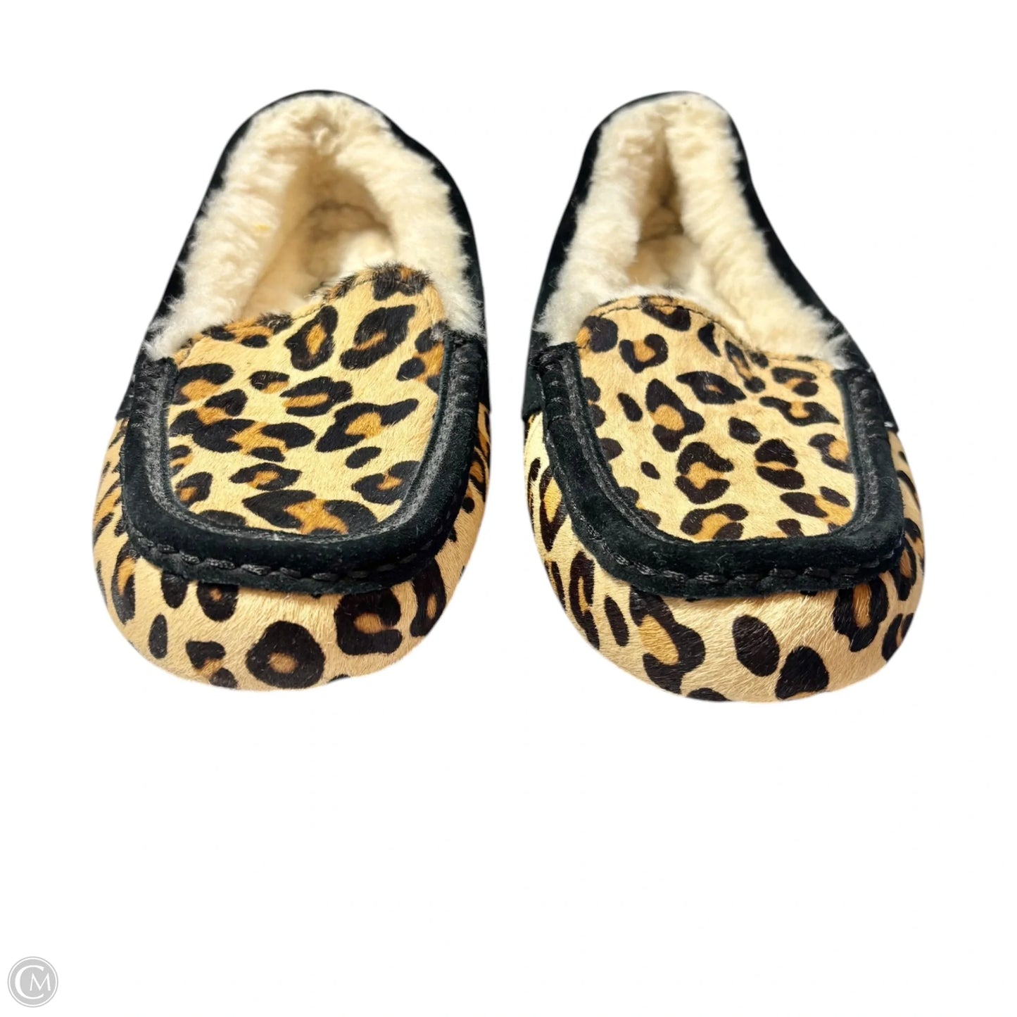 Slippers Designer By Ugg In Animal Print, Size: 8