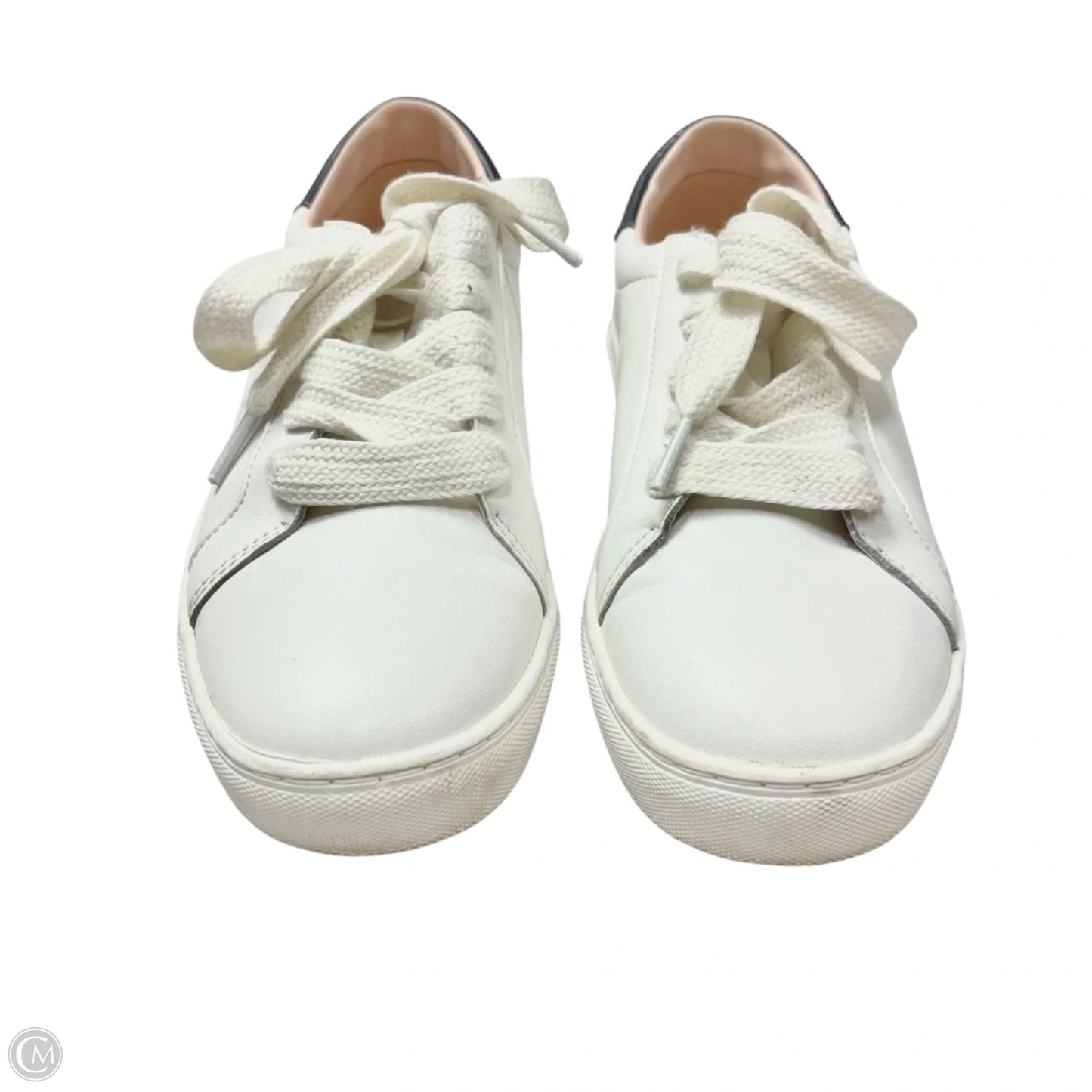 Shoes Designer By Kate Spade In Blue & White, Size: 7.5