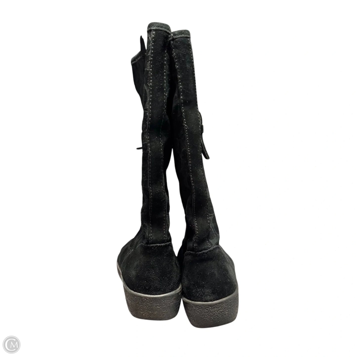 Boots Designer By Coach In Black, Size: 7.5