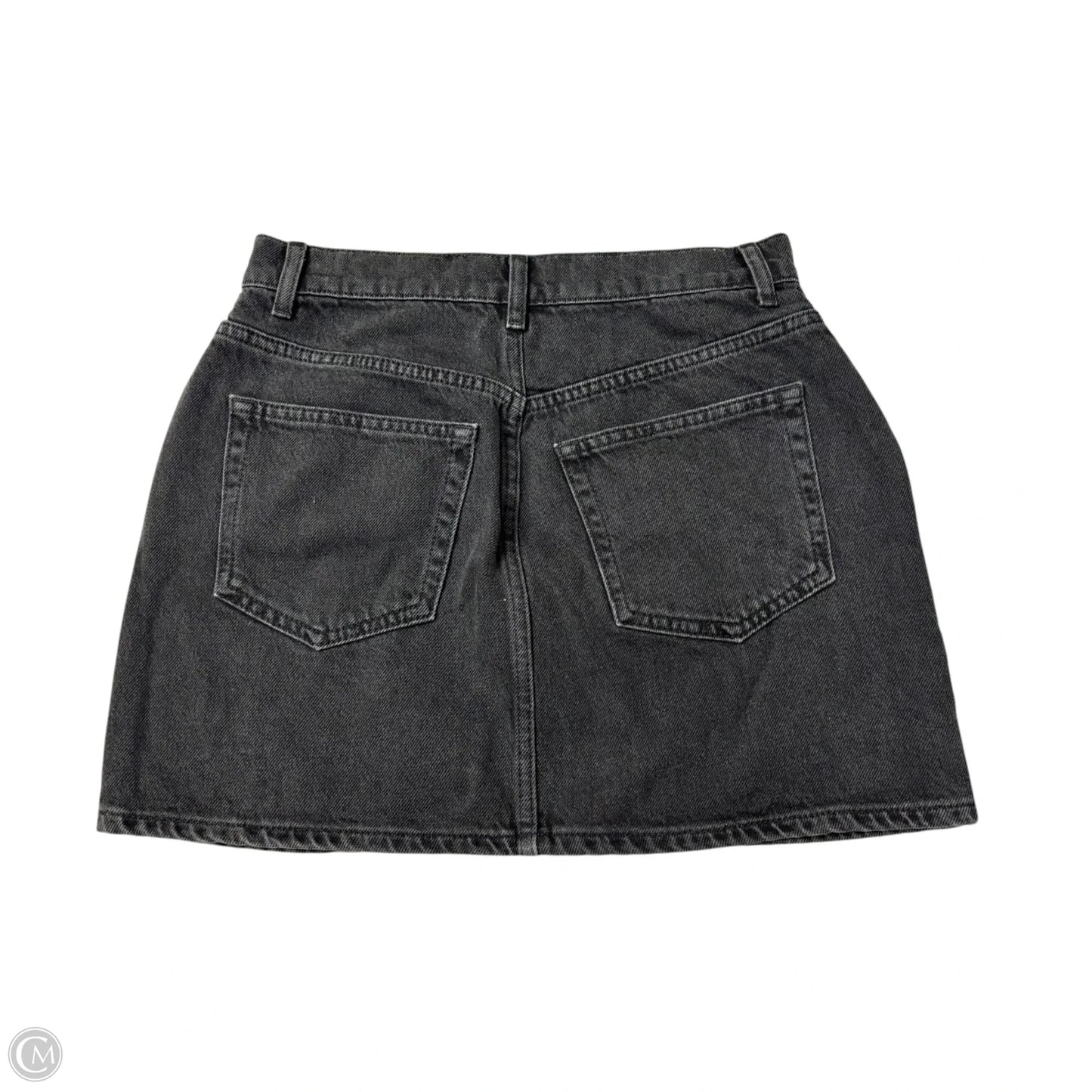 Skirt Mini & Short By Reformation In Black Denim, Size: 4