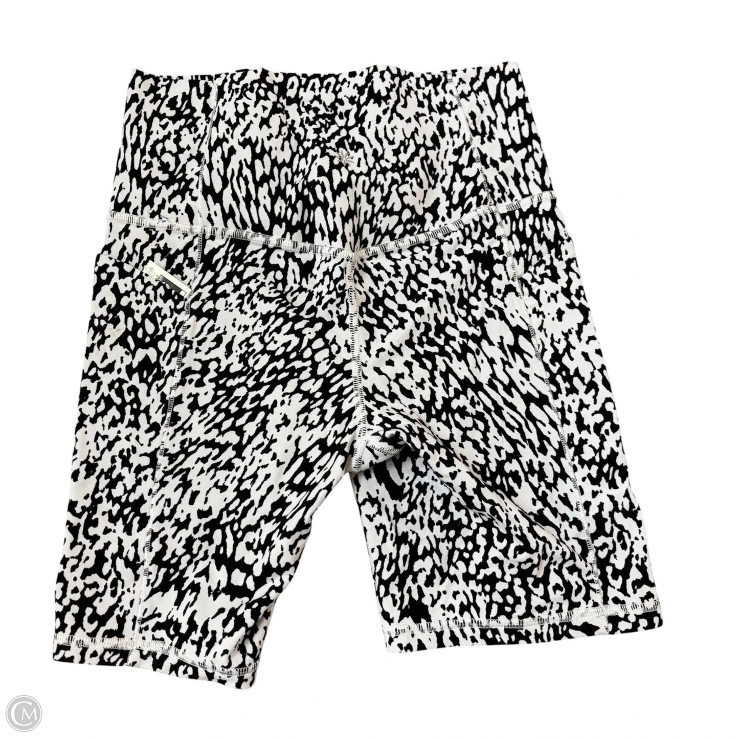 Athletic Shorts By Athleta In Black & White, Size: Sp
