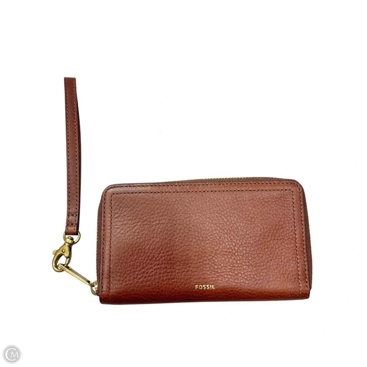 Wallet Leather By Fossil, Size: Medium
