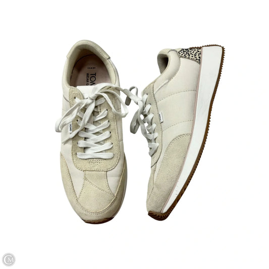 Shoes Sneakers By Toms In Cream, Size: 8.5