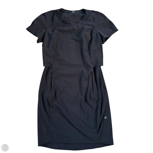Athletic Dress By Lululemon In Black, Size: S