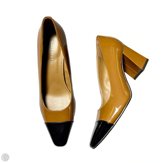 Shoes Heels Block By Marc Fisher In Black & Brown, Size: 7