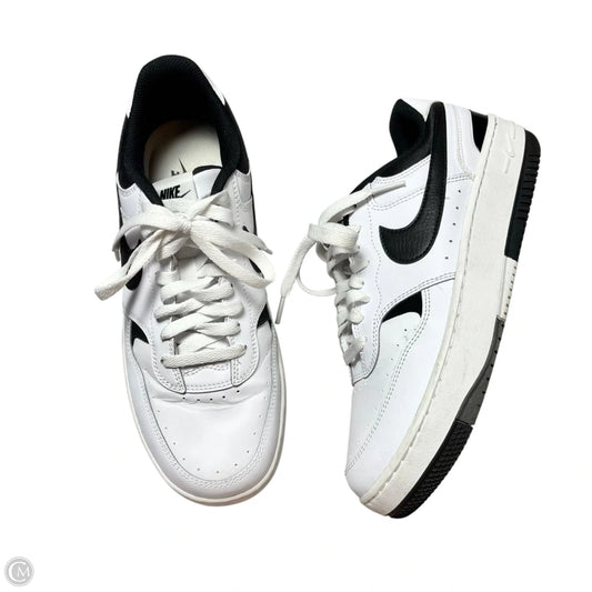 Shoes Sneakers By Nike In Black & White, Size: 9.5