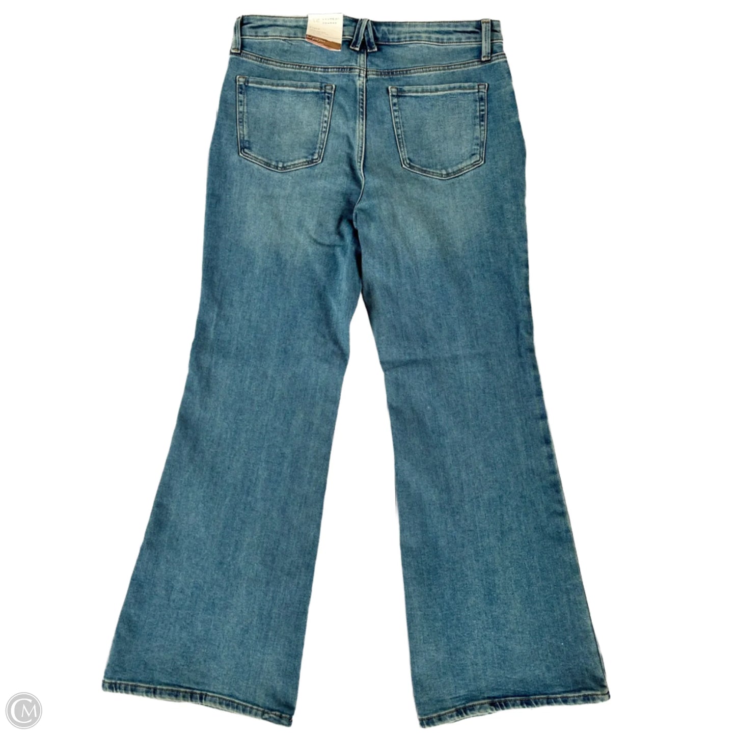Jeans Flared By Lc Lauren Conrad In Blue Denim, Size: 14