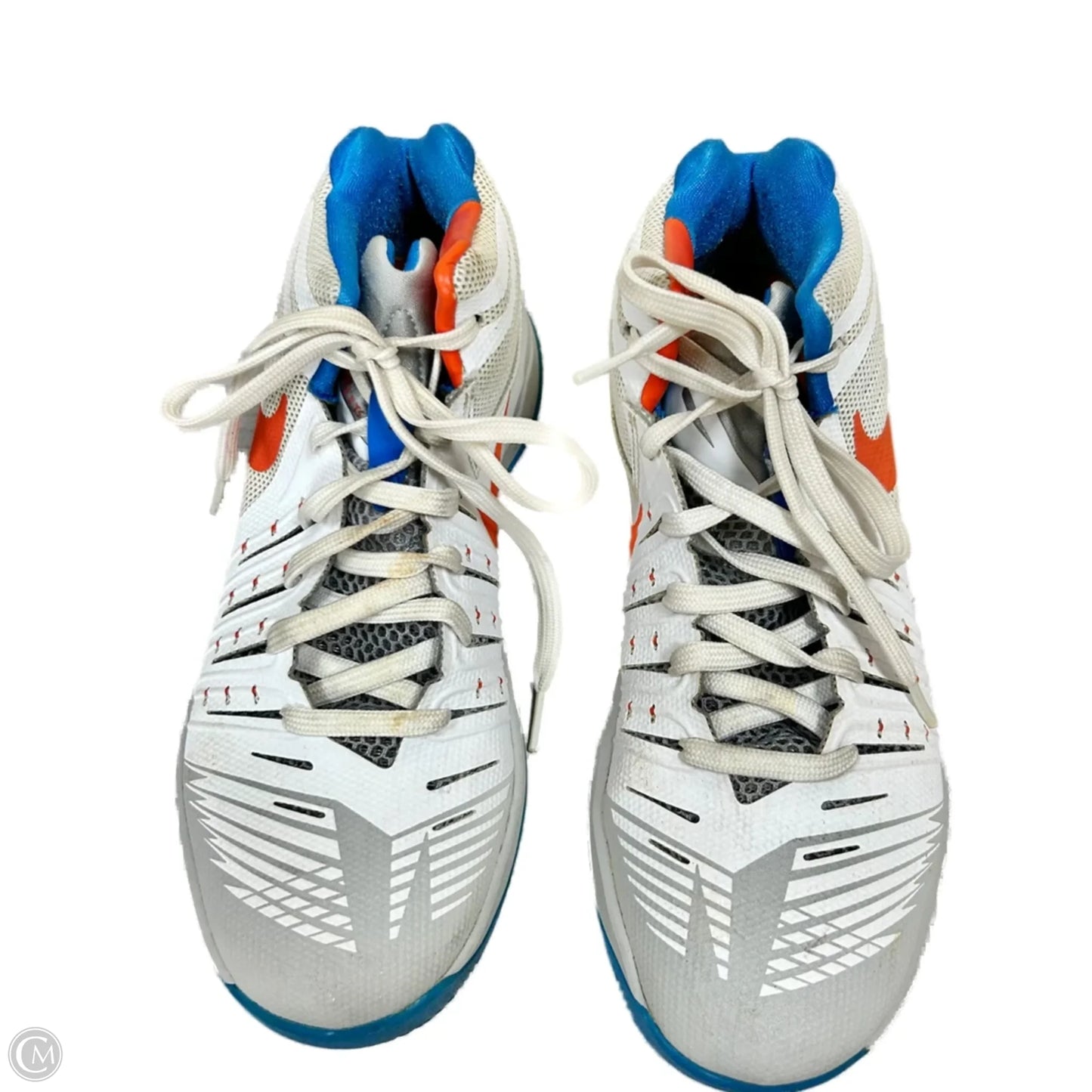 Shoes Sneakers By Nike In Blue & White, Size: 8