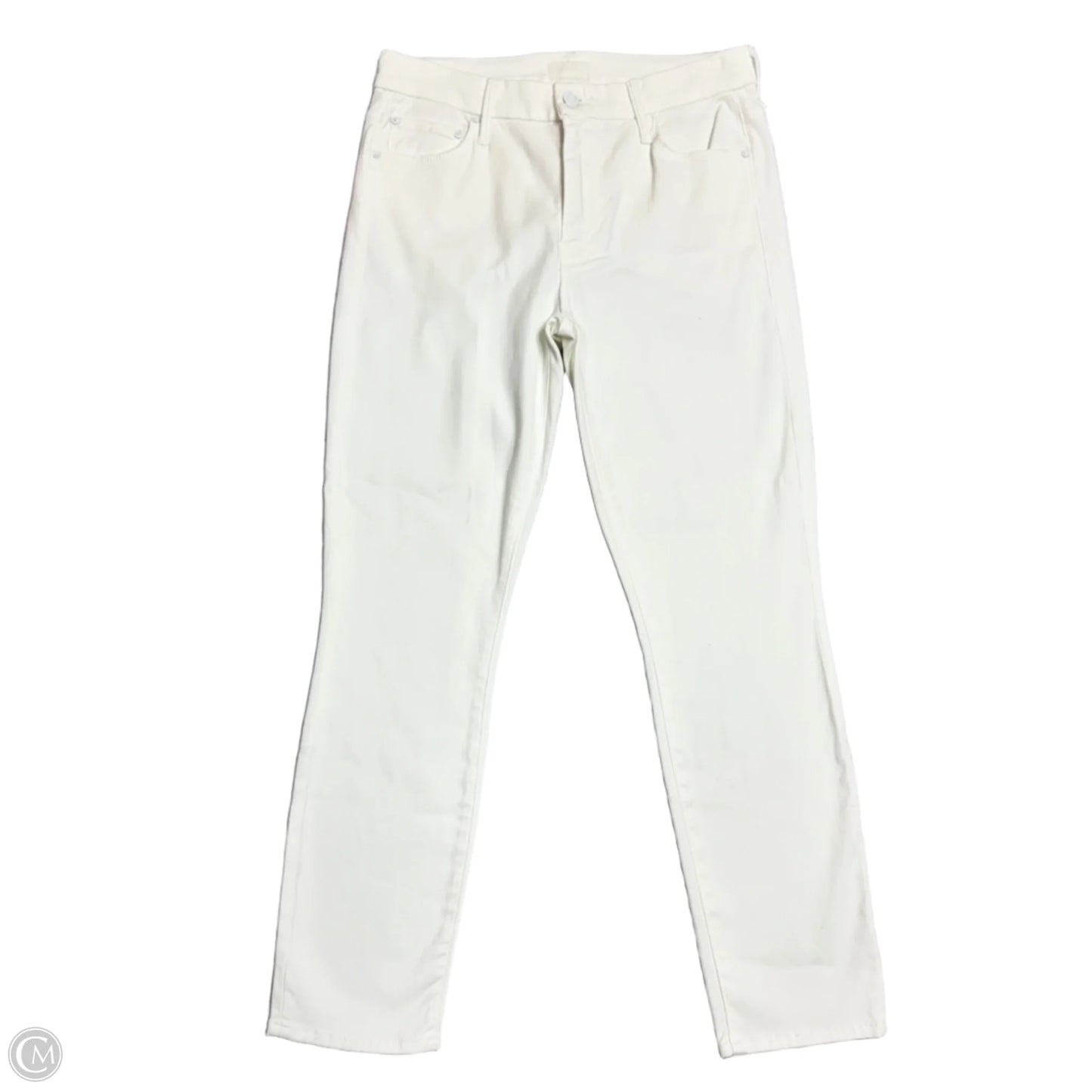 Jeans Skinny By Mother In White, Size: 8