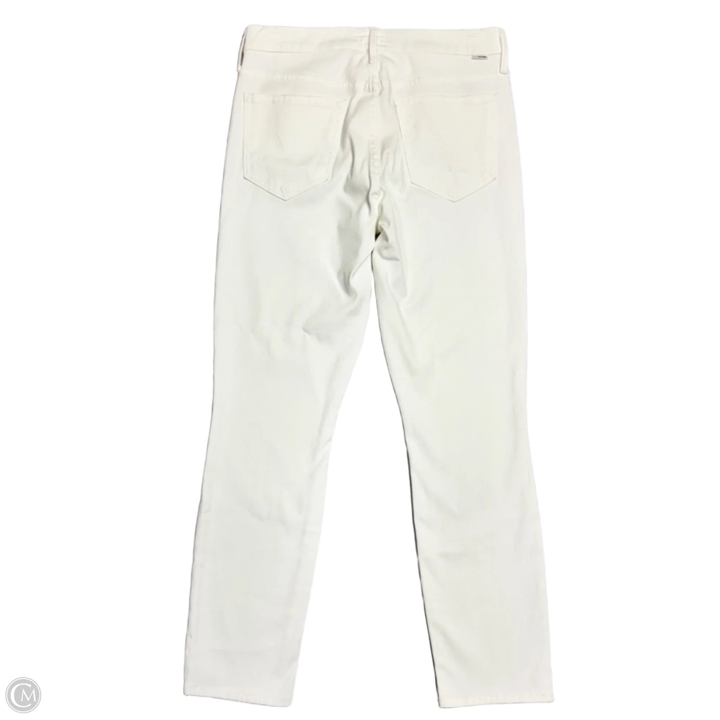 Jeans Skinny By Mother In White, Size: 8