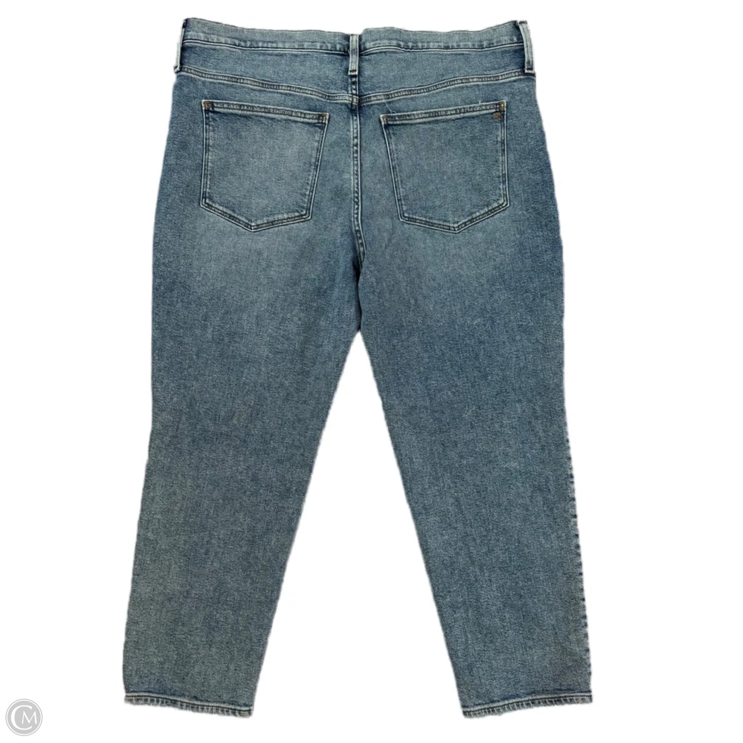 Jeans Skinny By Madewell In Blue Denim, Size: 16