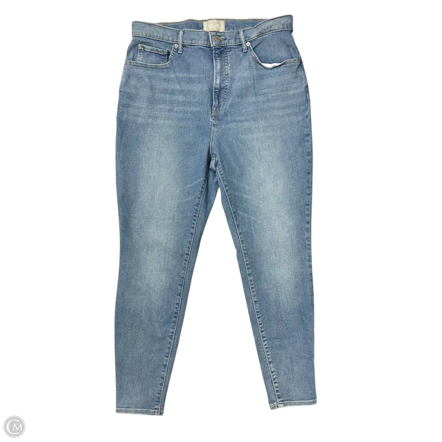 Jeans Skinny By Everlane In Blue Denim, Size: 18