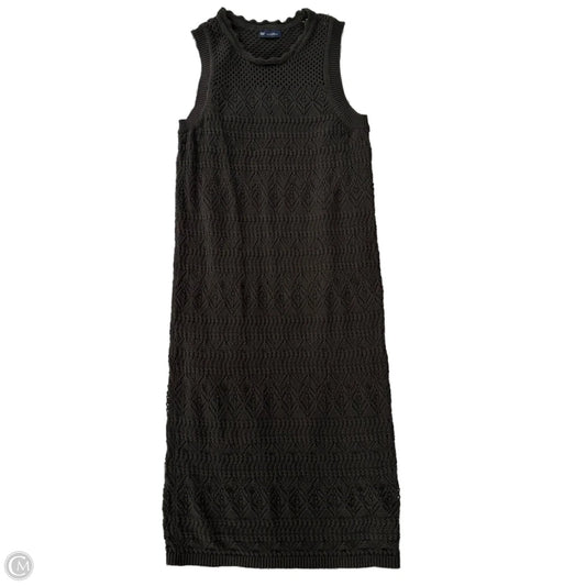 Dress Casual Midi By Gap In Black, Size: M