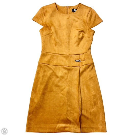 Dress Casual Midi By Dkny In Brown, Size: S