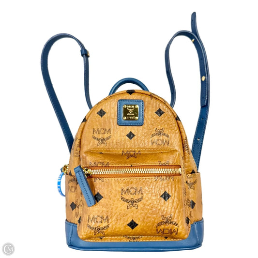 Backpack Luxury Designer By Mcm, Size: Small