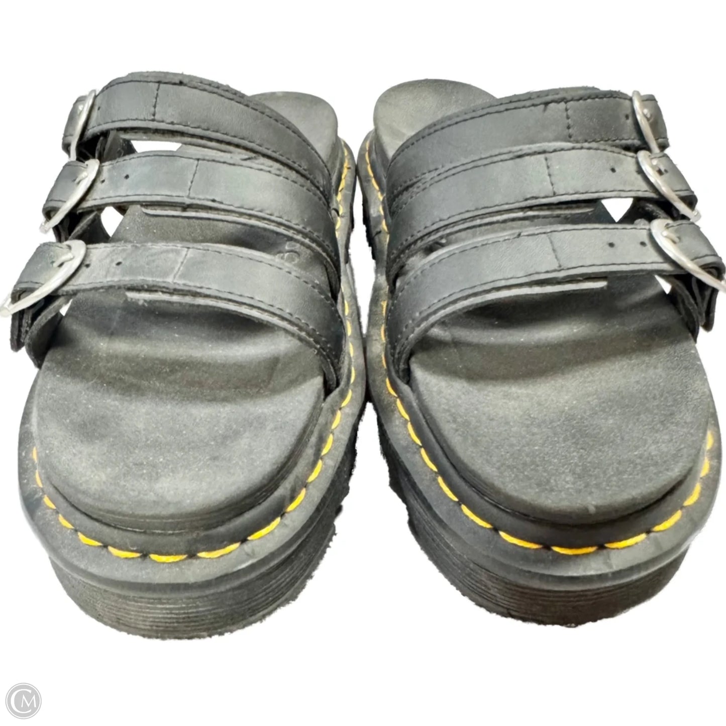 Sandals Flats By Dr Martens In Black, Size: 8