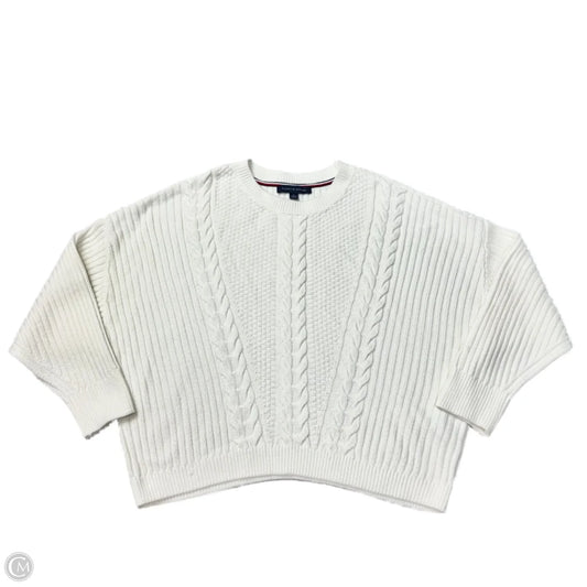 Sweater By Tommy Hilfiger In White, Size: Xl