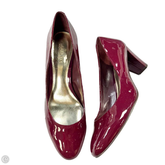 Shoes Heels Block By Lauren By Ralph Lauren In Purple, Size: 11