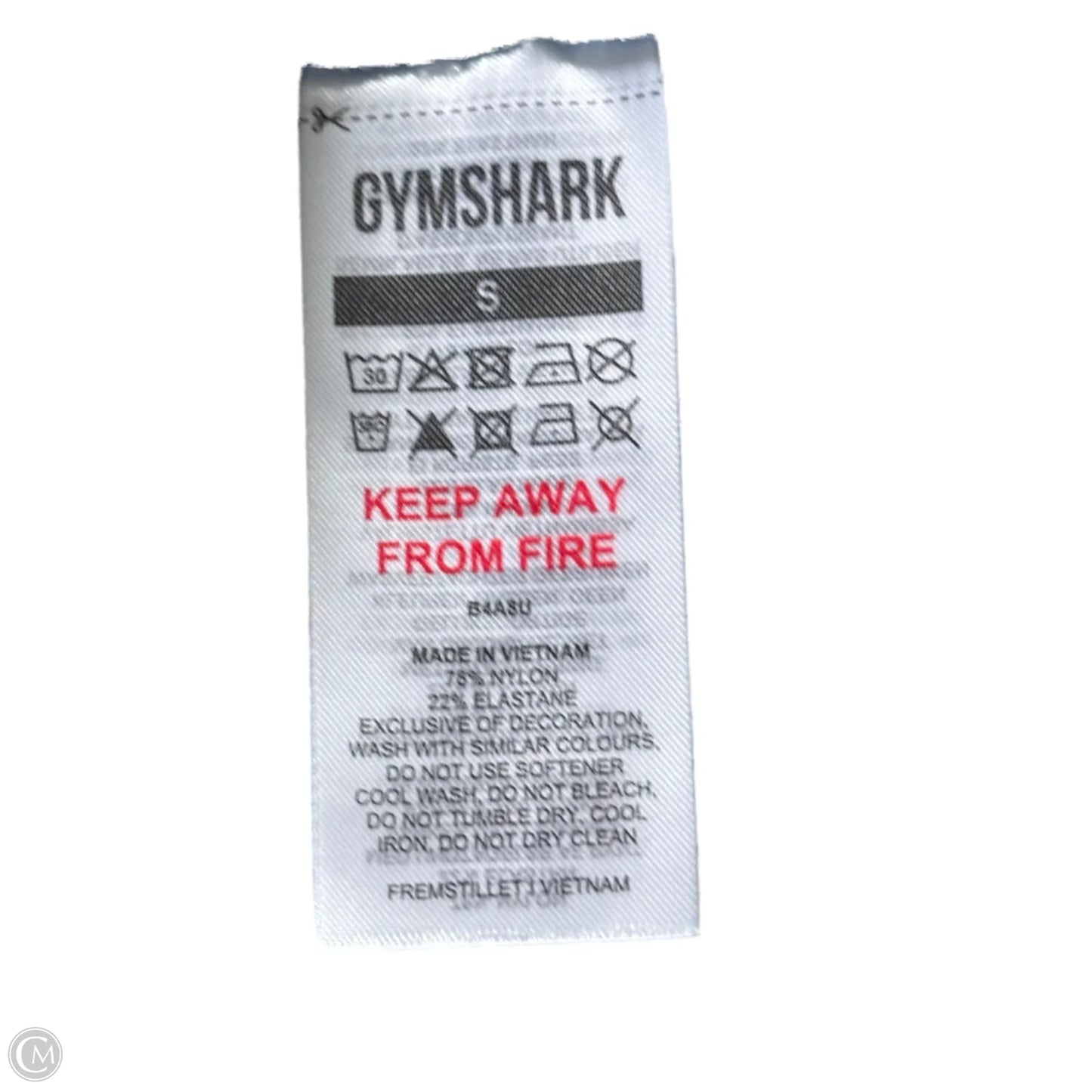 Athletic Leggings By Gym Shark In Blue, Size: S