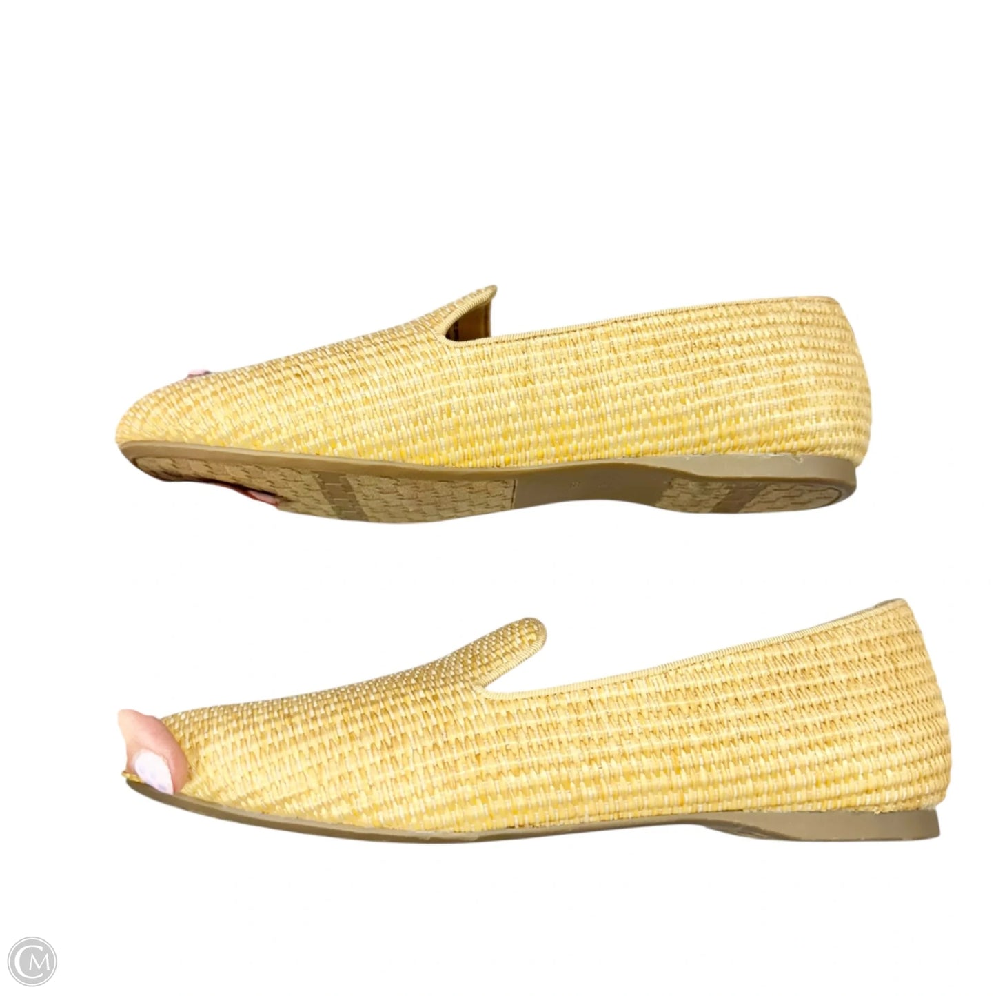 Shoes Flats By Birdies In Yellow, Size: 9