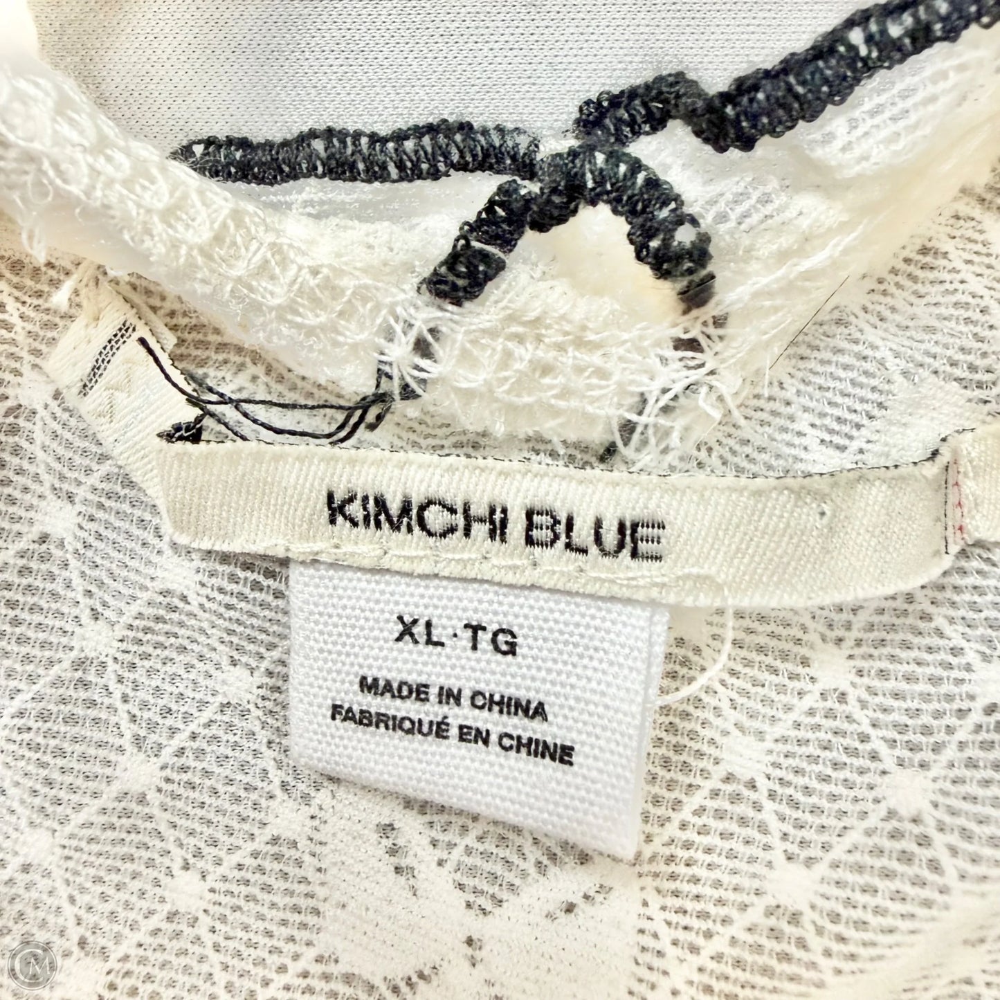 Top Sleeveless By Kimichi Blue In White, Size: Xl