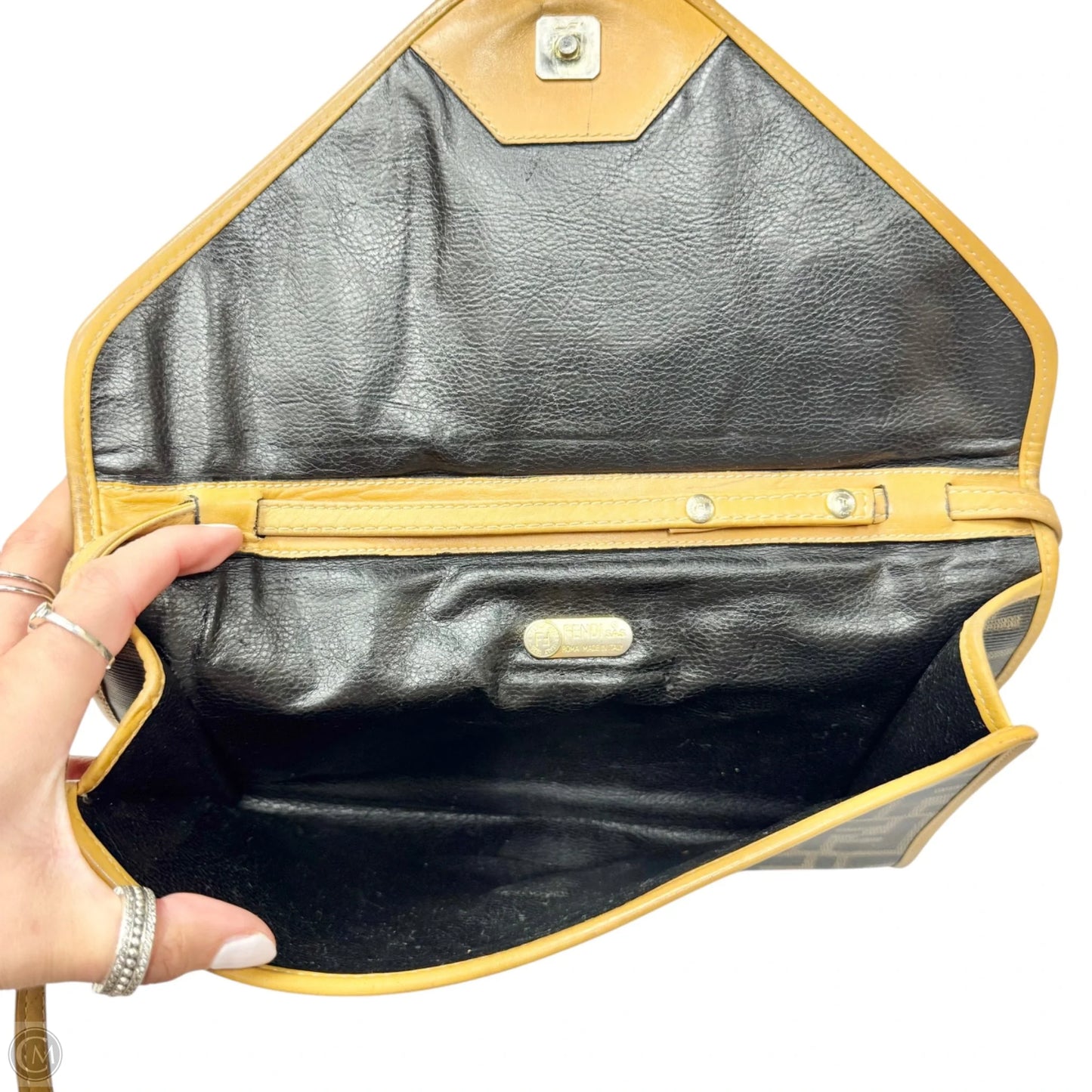 Crossbody Luxury Designer By Fendi, Size: Medium