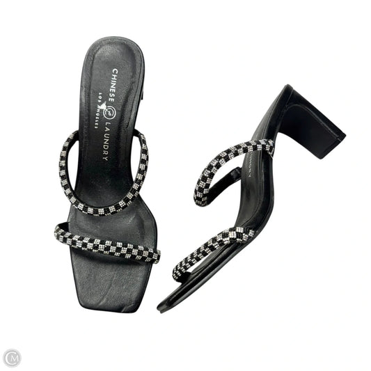 Shoes Heels Kitten By Chinese Laundry In Black, Size: 7.5