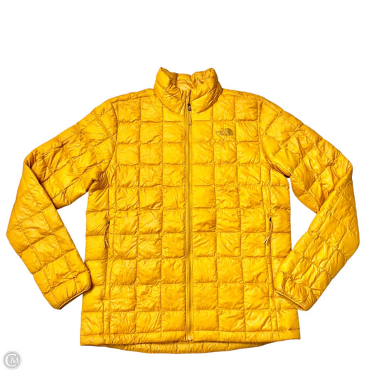 Coat Puffer & Quilted By The North Face In Yellow, Size: L