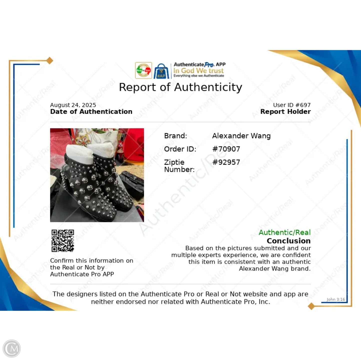 Boots Luxury Designer By Alexander Mcqueen In Black & Silver, Size: 8.5