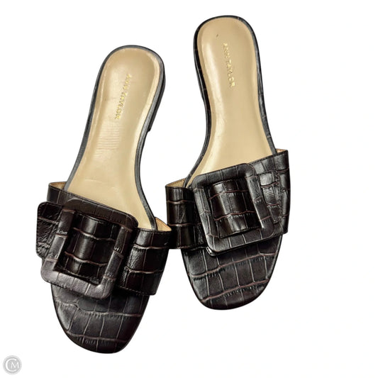 Shoes Flats By Ann Taylor In Brown, Size: 6.5