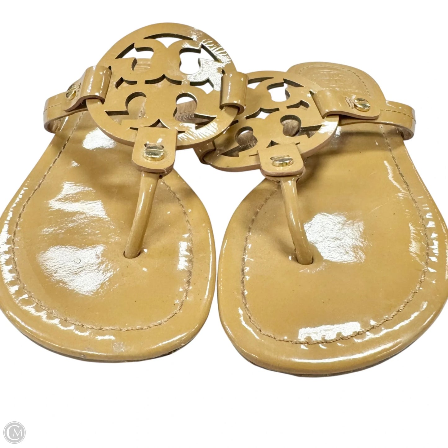 Sandals Designer By Tory Burch In Tan, Size: 5