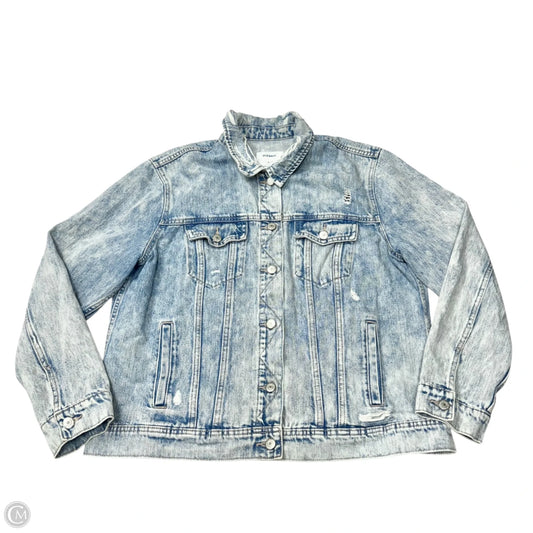 Jacket Denim By Old Navy In Blue Denim, Size: Xl