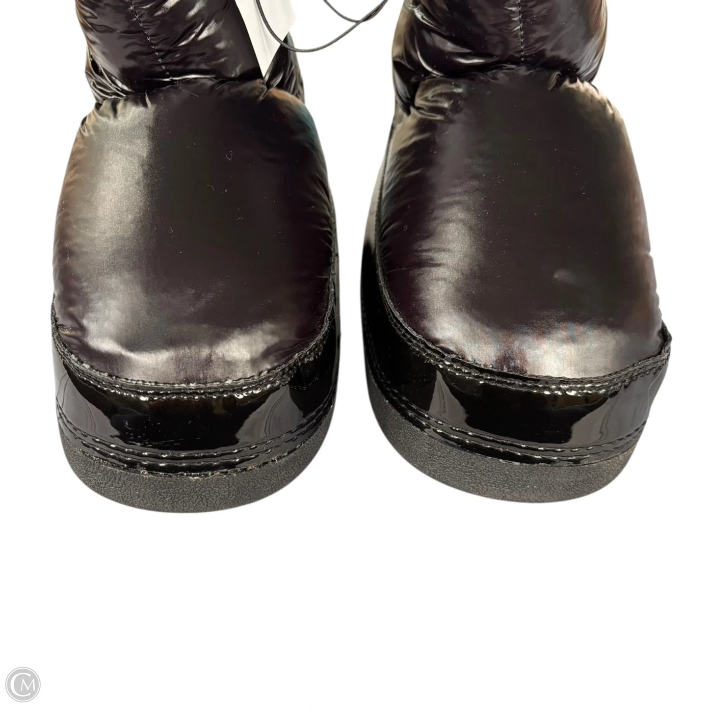 Boots Mid-calf Flats By H&m In Black, Size: 8