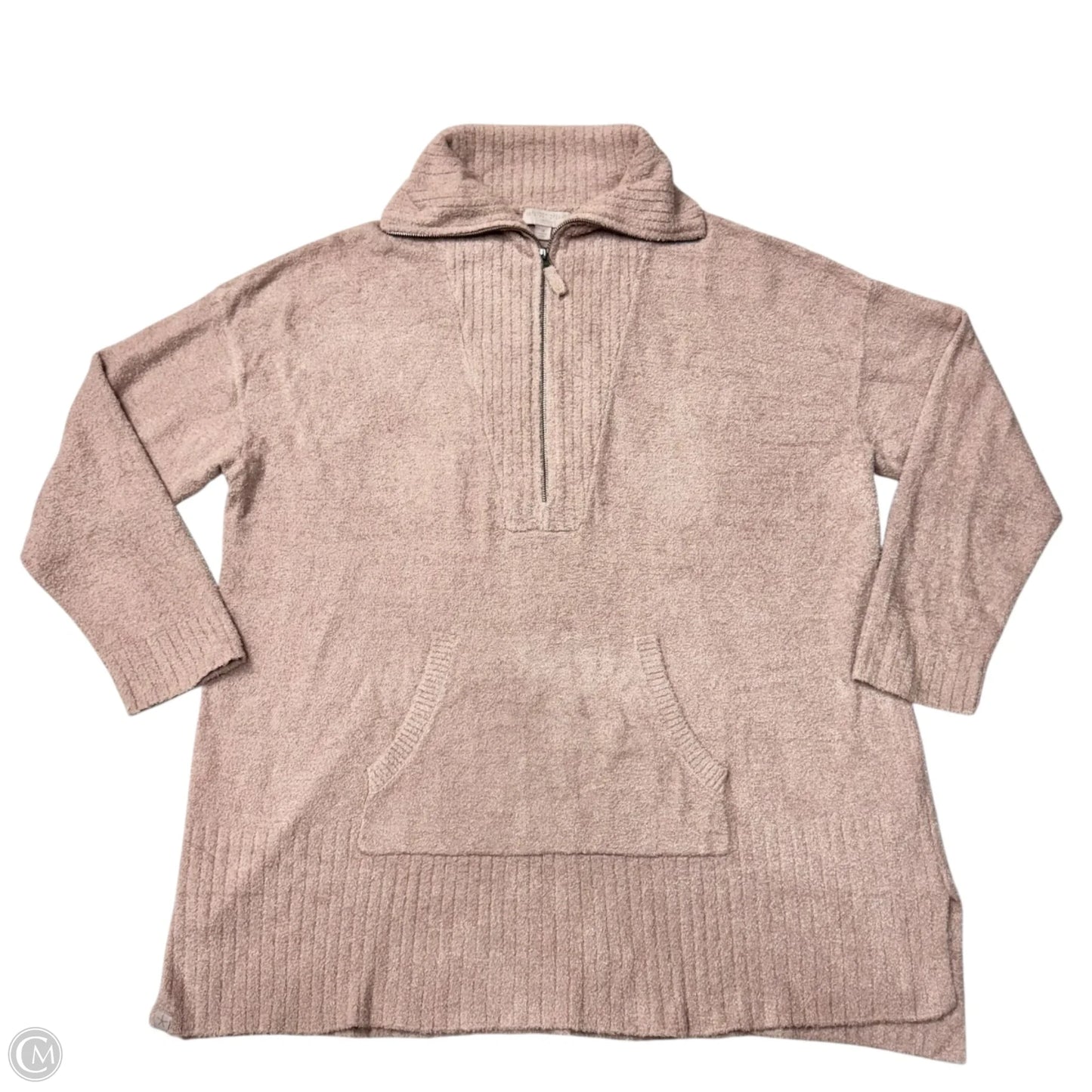 Sweatshirt Collar By Barefoot Dreams In Pink, Size: 2x