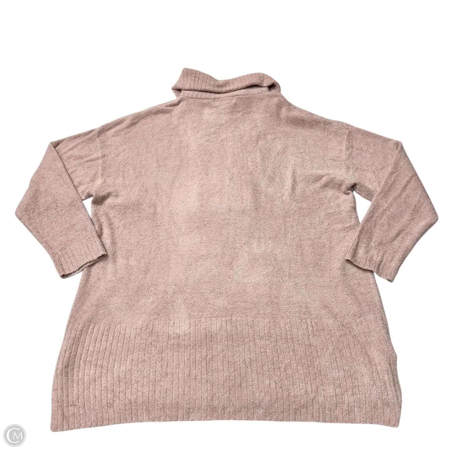 Sweatshirt Collar By Barefoot Dreams In Pink, Size: 2x