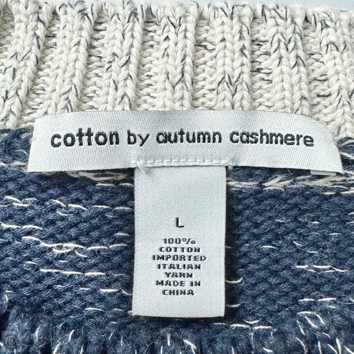 Sweater By Autumn Cashmere In Navy, Size: L