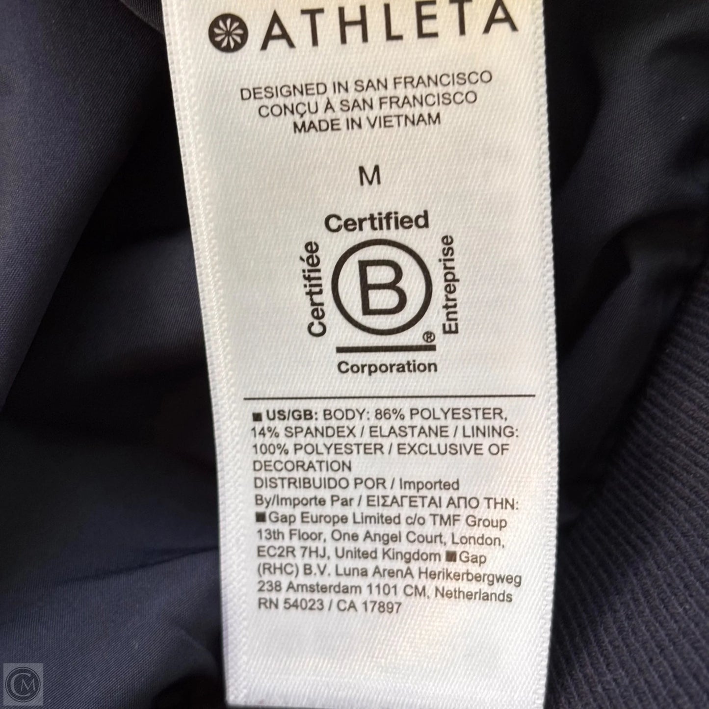 Athletic Jacket By Athleta In Navy, Size: M