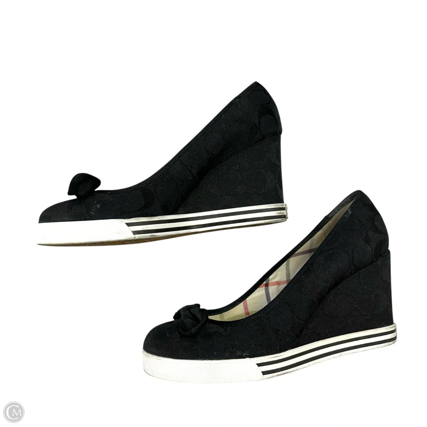 Shoes Designer By Coach In Black, Size: 8