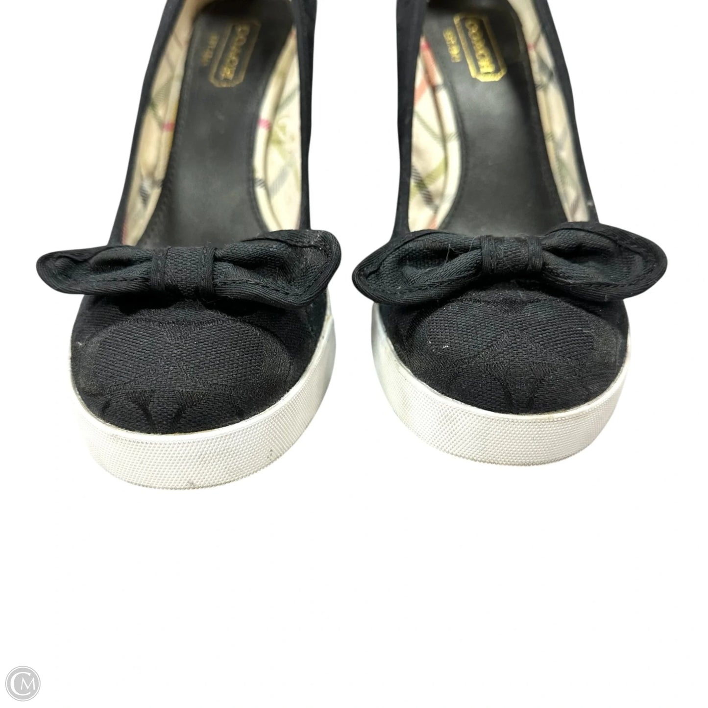 Shoes Designer By Coach In Black, Size: 8