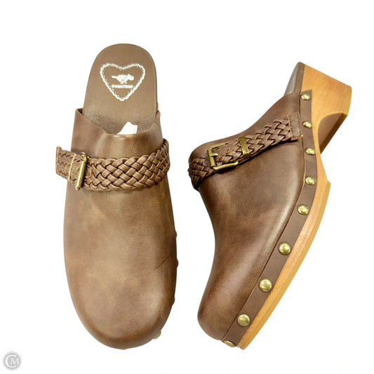 Shoes Heels Block By Rocket Dogs In Black & Brown, Size: 10