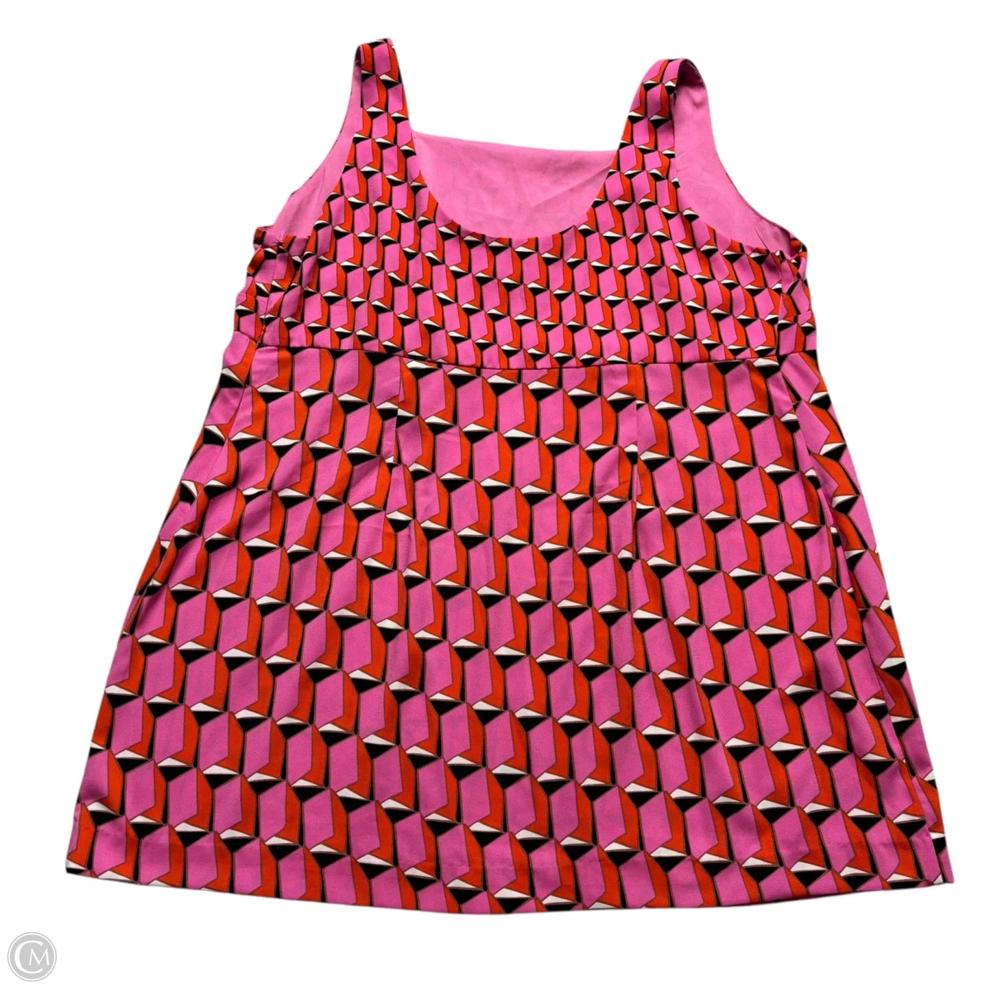 Top Sleeveless By Target-designer In Orange & Pink, Size: 3x