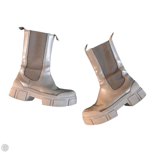 Boots Combat By Vic Matie In Tan, Size: 6