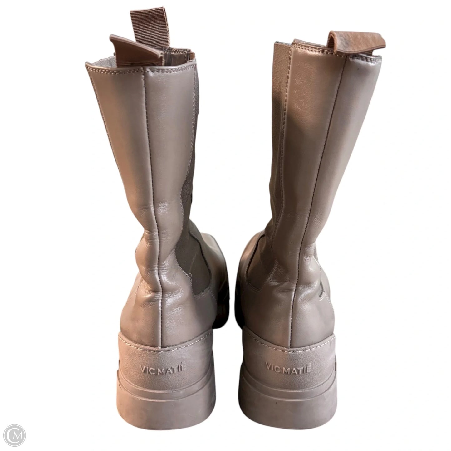 Boots Combat By Vic Matie In Tan, Size: 6