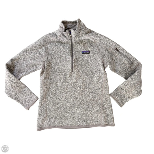 Jacket Fleece By Patagonia In Grey, Size: M