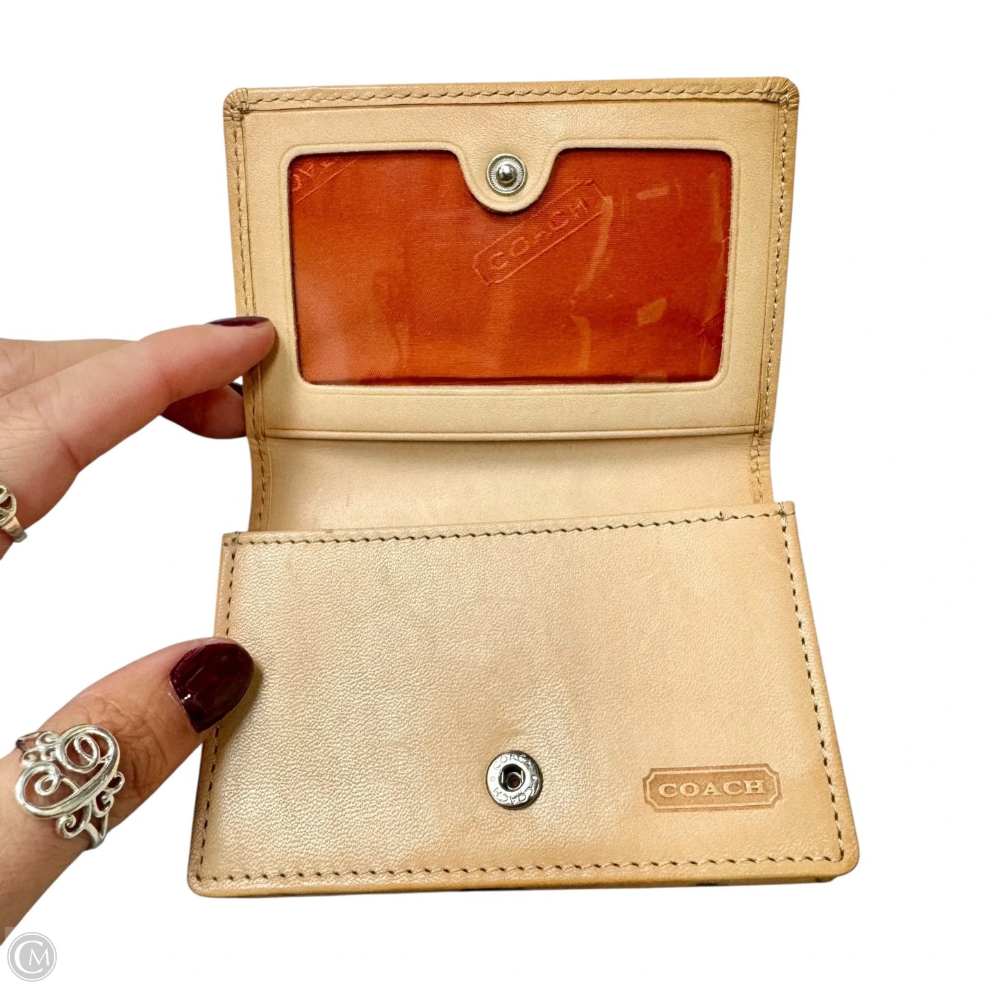 Id/card Holder Designer By Coach, Size: Small